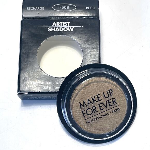 MAKE UP FOR EVER NIB Artist Shadow Refills Shade I-508 Olive Beige - Picture 3 of 9